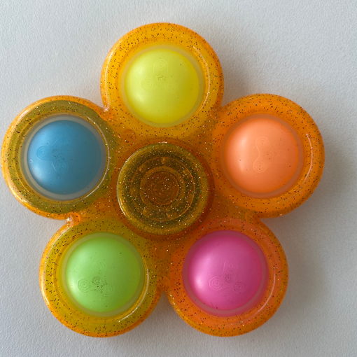 Picture of GLOW IN THE DARK SPINNER ORANGE